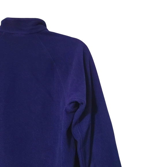 Patagonia Capilene Navy Blue Quarter-Zip Fleece Pullover Womens Size L - Picture 9 of 13